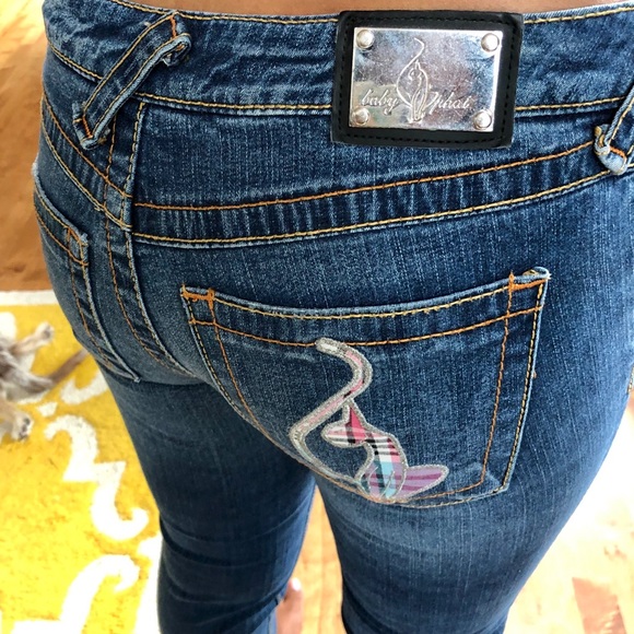 Great Shape BABY PHAT JEANS WITH PLAID LOGO SZ 3 - Picture 4 of 8